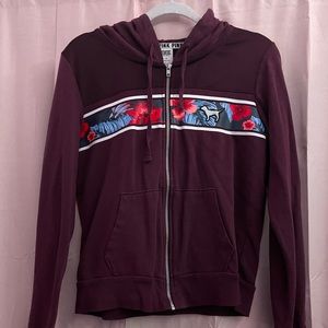 Pink Victoria secret burgundy hoodie !